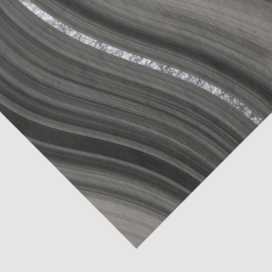 Imitat Abstrakte Graue Erdtöne Seidenpapier (Detail)