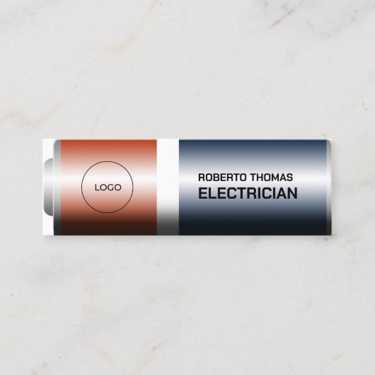 Imitat-Akku sieht aus Mini Visitenkarte (Vorderseite)