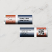 Imitat-Akku sieht aus Mini Visitenkarte (Vorne/Hinten)