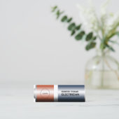 Imitat-Akku sieht aus Mini Visitenkarte (Stehend Vorderseite)