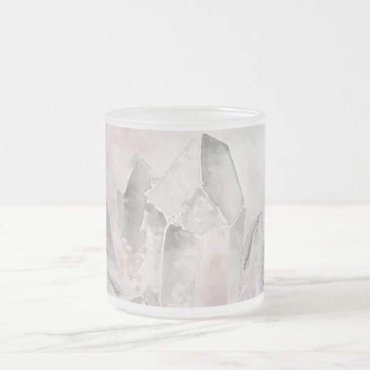 *~* Imitat-Amethyst heilende Kristallkrone Chakra Mattglastasse (Mittel)