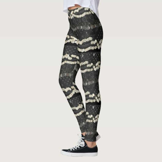 Imitat Assuit und Münzen-Bauchtanz Leggings (Links)