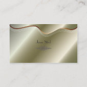 Imitat aus Edelstahl Visitenkarte (Rückseite)