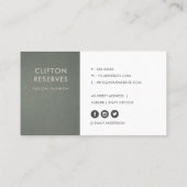 IMITAT BLACK STAHL GRAD BLUSPINK ROSE GOLD FLORAL VISITENKARTE (Rückseite)