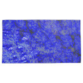 Imitat-blauer Marmorkönig Size Pillowcase Pair Kissenbezug (Vorderseite-Rechts)