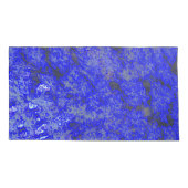 Imitat-blauer Marmorkönig Size Pillowcase Pair Kissenbezug (Rückseite-Links)