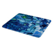 Imitat Blauer und grüner Marmor Schneidebrett (Ecke)