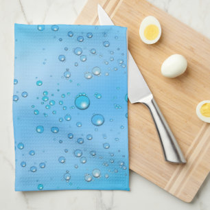 Imitat-blaues Wasser-Blasen Küchentuch