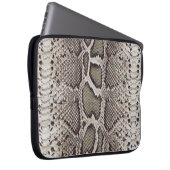 Imitat-Boa constrictor Snakeskin Laptopschutzhülle (Vorne Rechts)
