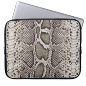 Imitat-Boa constrictor Snakeskin Laptopschutzhülle (Vorderseite)