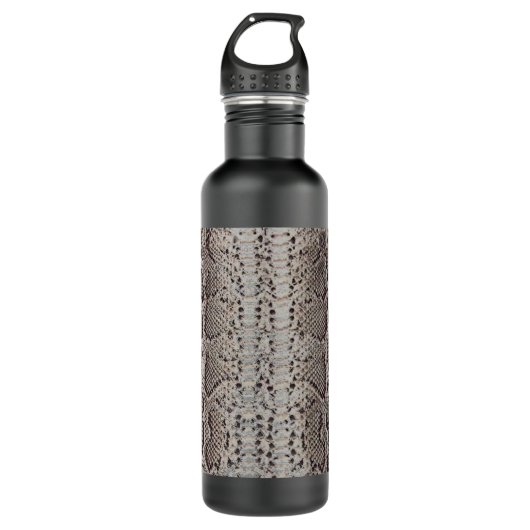 Imitat-Boa constrictor Snakeskin Wasser-Flasche Edelstahlflasche (Vorderseite)