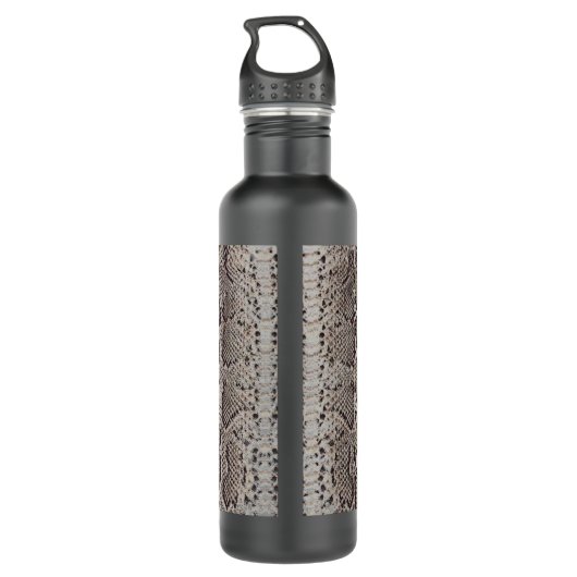 Imitat-Boa constrictor Snakeskin Wasser-Flasche Edelstahlflasche (Rückseite)