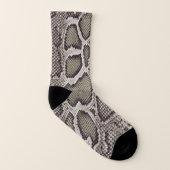 Imitat-Boa- constrictorschlangen-Haut Socken (Rechts - Außen)