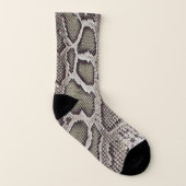 Imitat-Boa- constrictorschlangen-Haut Socken (Links - Innen)