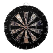 Imitat Brauner Graubaum Bark Textur Dartscheibe (vorne)