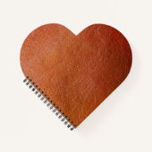 Imitat Braunleder Notizblock (Vorderseite)