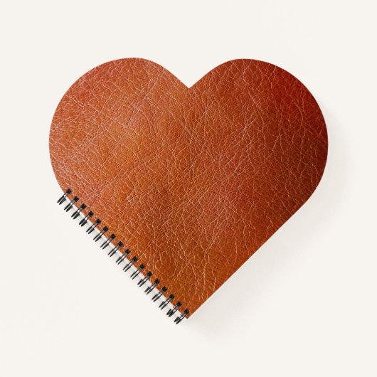 Imitat Braunleder Notizblock (Vorderseite)