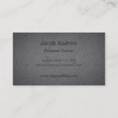 Imitat-Briefbeschwerer Deboss Fitness-persönlicher Visitenkarte (Rückseite)