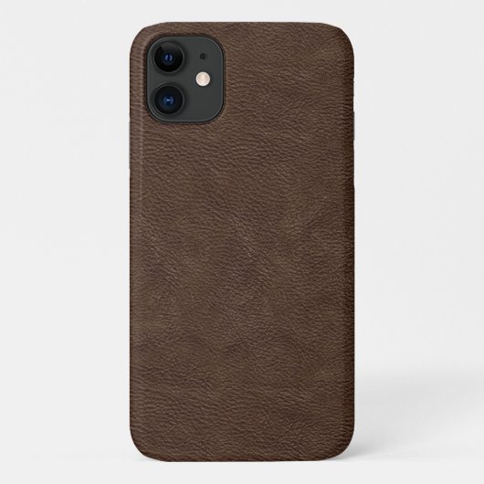 Imitat-Brown-Leder Case-Mate iPhone Hülle (Rückseite)