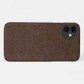 Imitat-Brown-Leder Case-Mate iPhone Hülle (Rückseite (Horizontal))