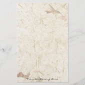 Imitat-Büttenpapier-Kolibri-Vogel-wild lebende Briefpapier (Vorderseite)