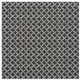 Imitat Chainmail schwarzer und grauer Stoff