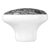 Imitat chromiert Minikasten-Hintergrund Keramikknauf (Seitenansicht)