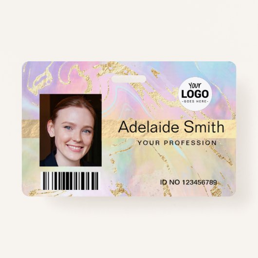 Imitat-Folie Details Flüssigmarbordesign Ausweis (Vorderseite)