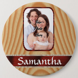 Imitat-Fotovorlage Button