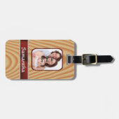 Imitat-Fotovorlage Gepäckanhänger (Vorderseite horizontal)