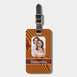 Imitat-Fotovorlage Gepäckanhänger