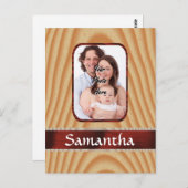 Imitat-Fotovorlage Postkarte (Vorne/Hinten)