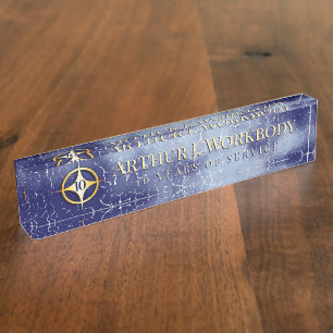 Imitat gealtertes namensplakette