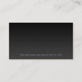 Imitat gebürstete visitenkarte (Rückseite)