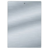 Imitat gebürsteter silberner Hintergrund Klemmbrett (Rückseite)