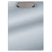 Imitat gebürsteter silberner Hintergrund Klemmbrett (Vorderseite)