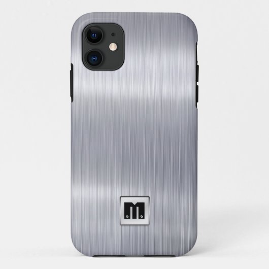 Imitat gebürstetes Aluminium mit Case-Mate iPhone Hülle (Rückseite)