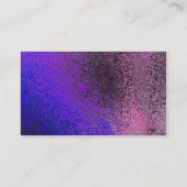 Imitat gehämmerte Metallgeschäfts-Karten Visitenkarte (Rückseite)