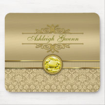 Imitat-gelber Zitrinedelstein-metallischer