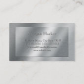 Imitat, geputzt - Mit Monogramm Visitenkarte (Rückseite)