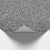 Imitat-Glitter des silbernen Graus Geschenkpapier (Ecke)