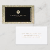 Imitat Glitzer Button Nähen, Schneider Visitenkarte (Vorne/Hinten)