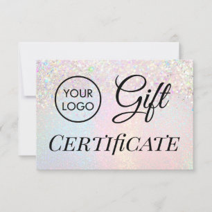 Imitat Glitzer Geschenkgutschein