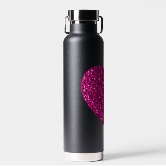 Imitat Glitzer Glitzern Trinkflasche (Vorne)