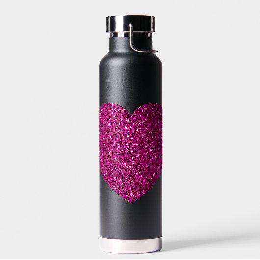 Imitat Glitzer Glitzern Trinkflasche (Links)