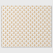 Imitat-Glitzer-große Hirsch-Geweihe Geschenkpapier (Flach)