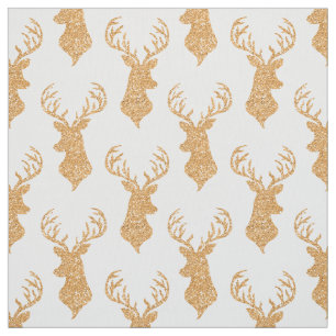 Imitat-Glitzer-große Hirsch-Geweihe Stoff