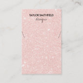 Imitat-Glitzer-Netzwerkanzeige Visitenkarte (Vorderseite)