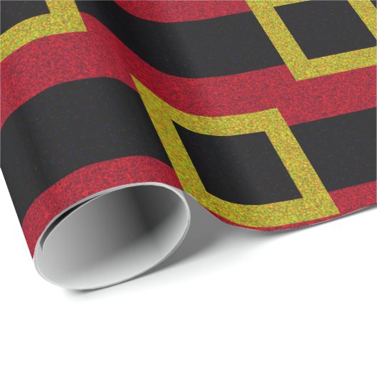 Imitat-Glitzer-Sankt-Gurt-Muster Geschenkpapier (Rolleneckpunkt)