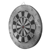 Imitat Glitzer und Folien aus Silber Dartscheibe (Vorderseite rechts)